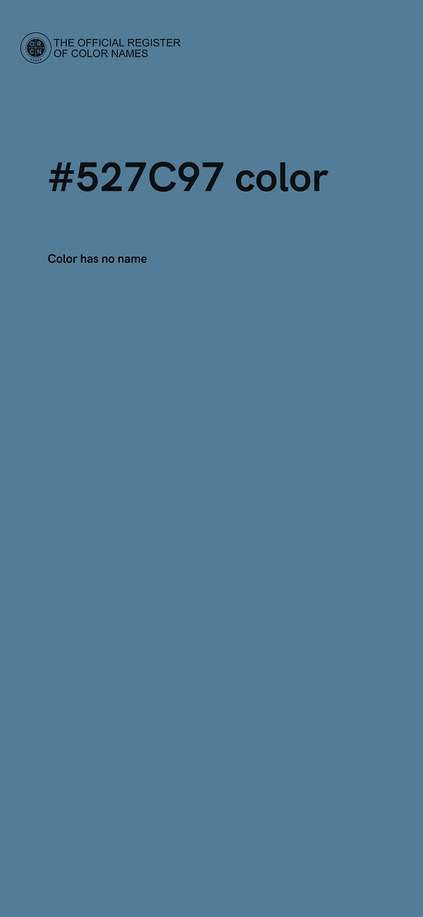 #527C97 color image