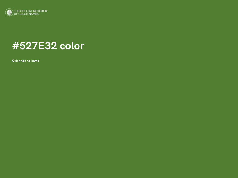 #527E32 color image
