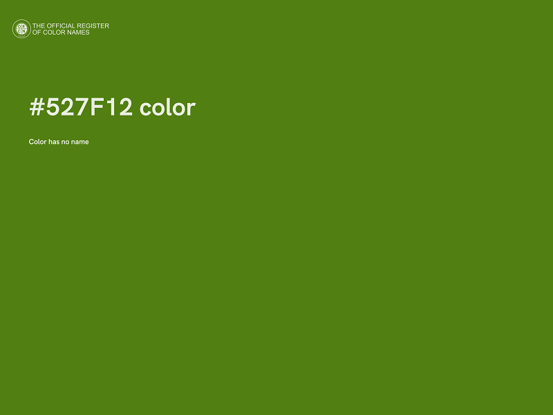 #527F12 color image