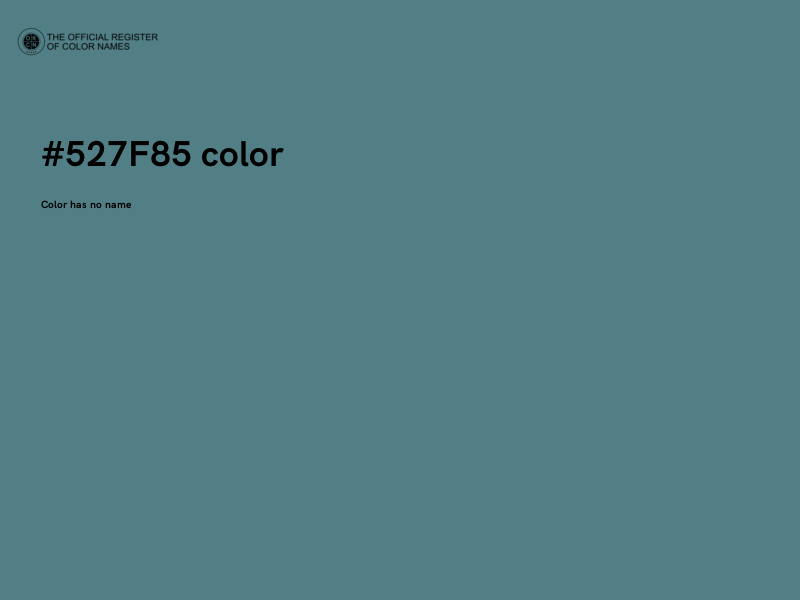 #527F85 color image