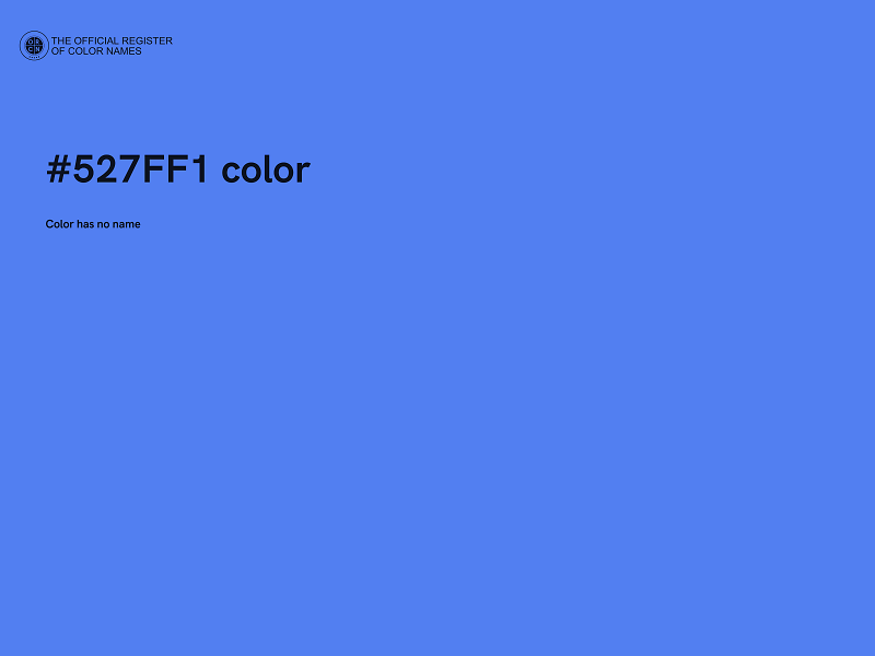 #527FF1 color image