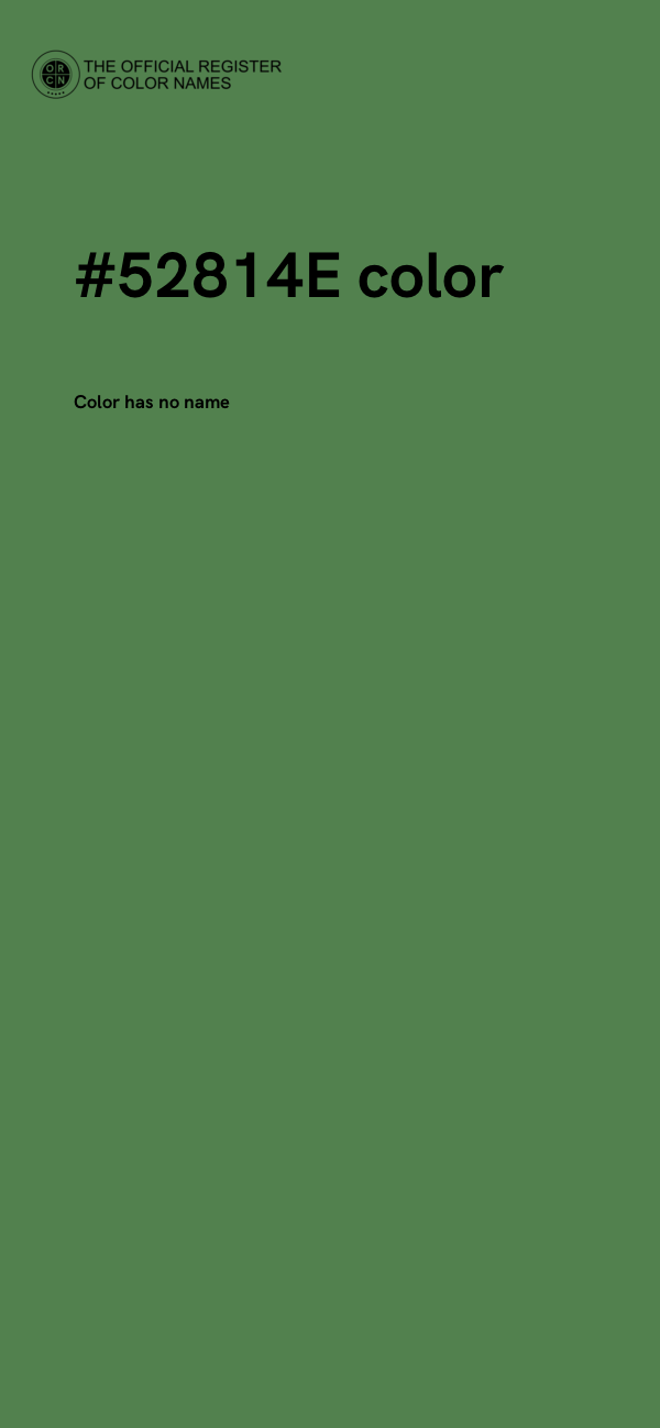 #52814E color image