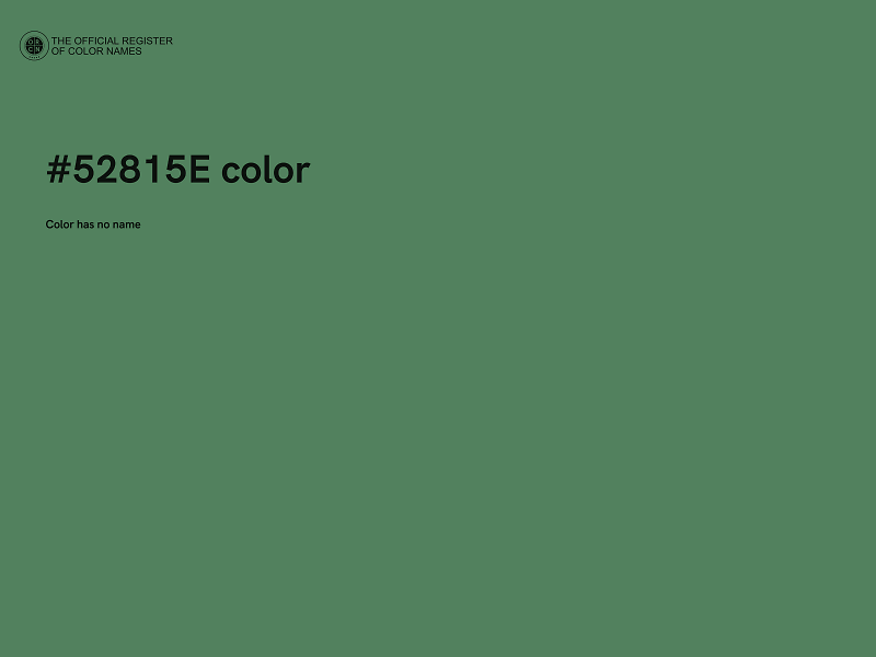 #52815E color image