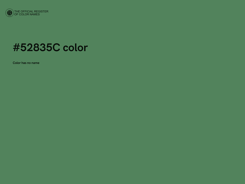 #52835C color image