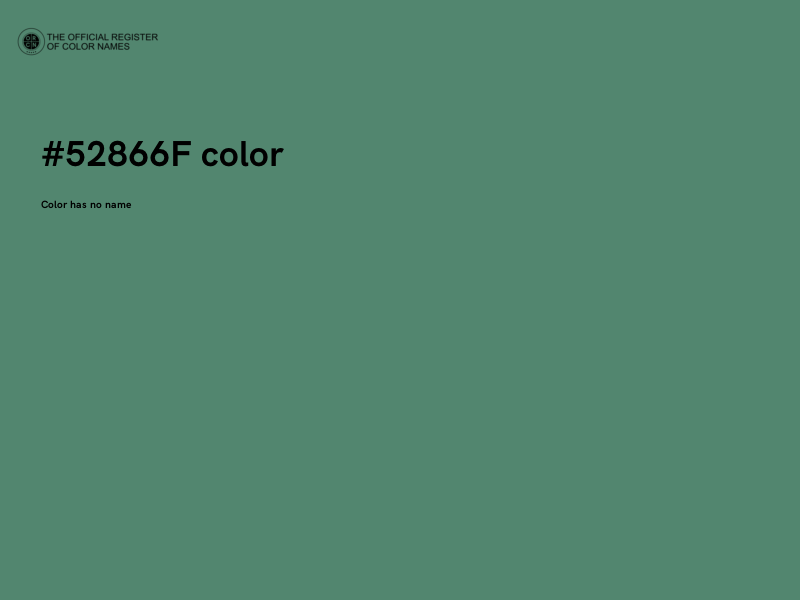 #52866F color image