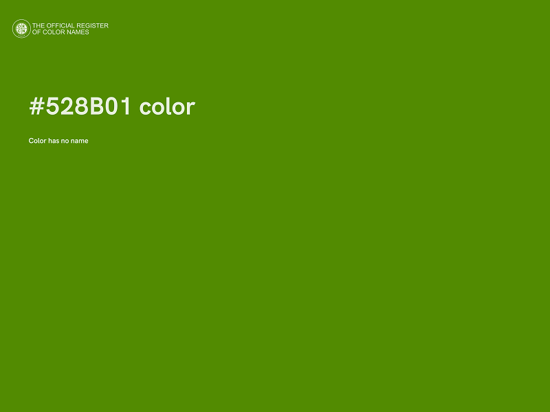 #528B01 color image