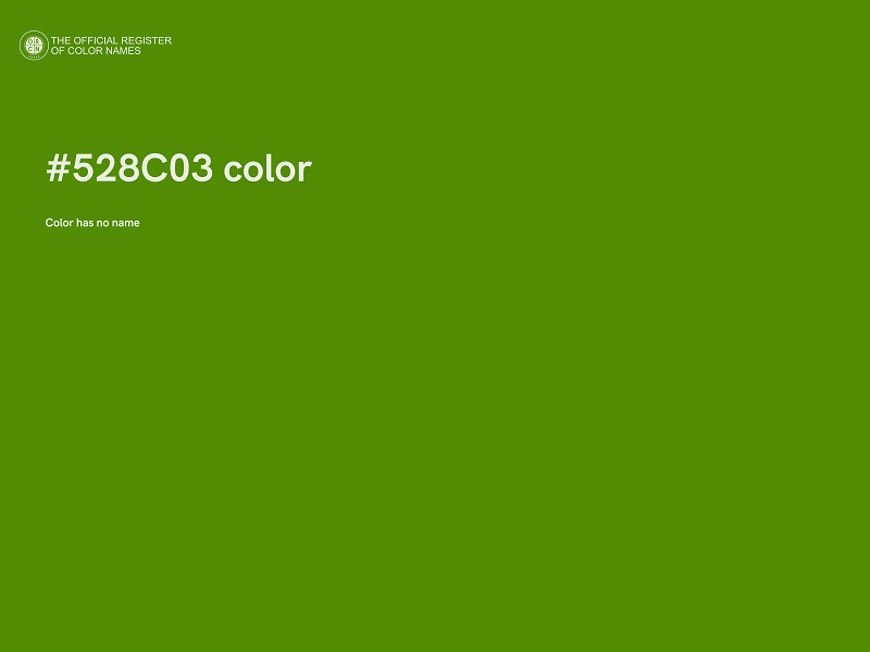 #528C03 color image