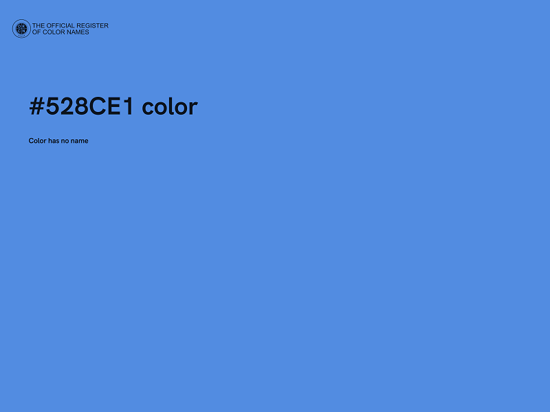 #528CE1 color image