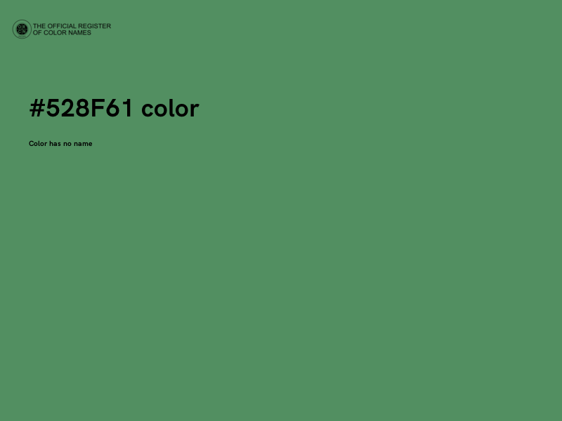 #528F61 color image