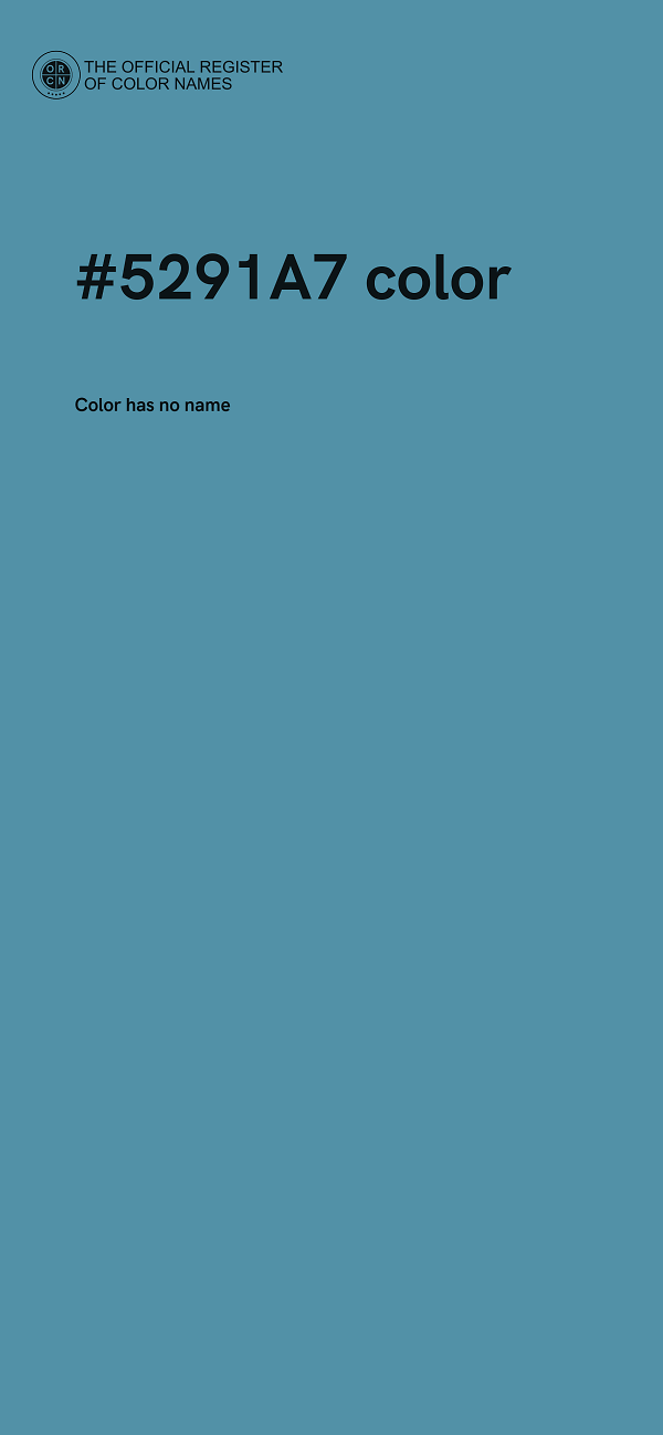 #5291A7 color image