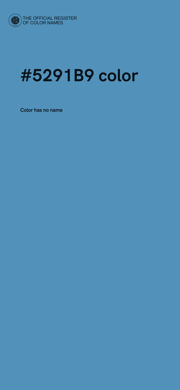 #5291B9 color image