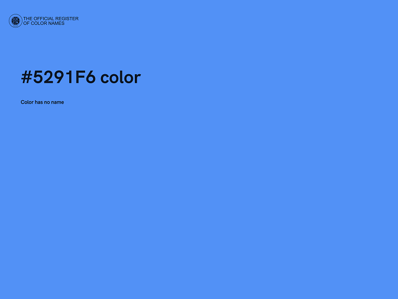 #5291F6 color image