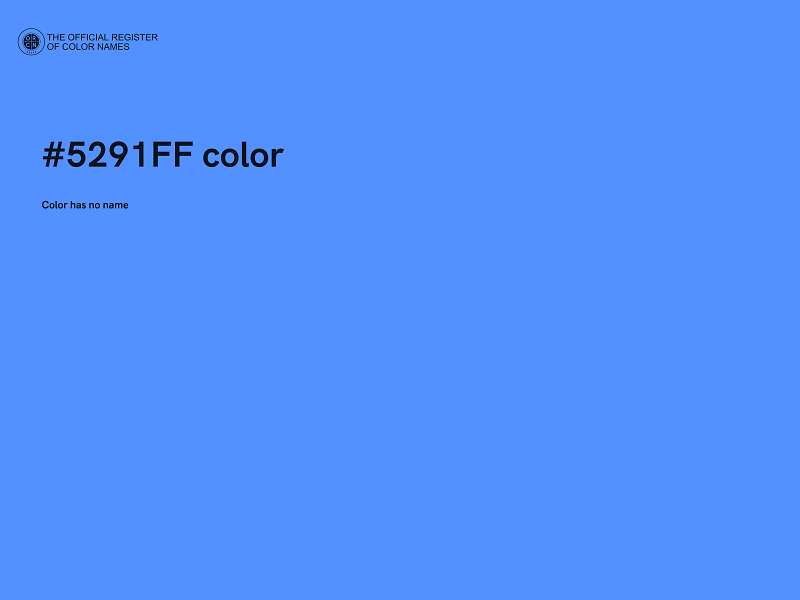 #5291FF color image