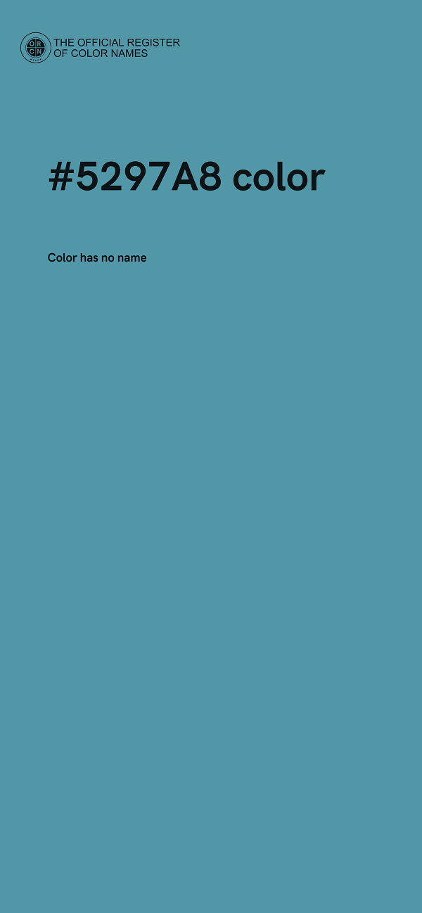 #5297A8 color image