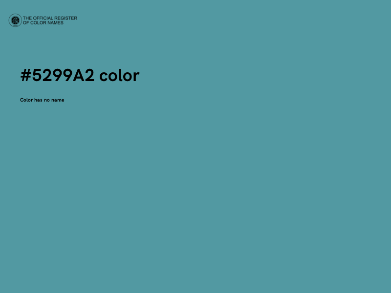 #5299A2 color image