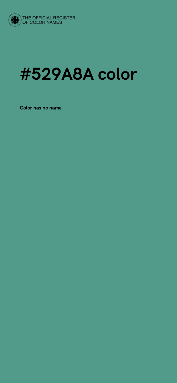 #529A8A color image