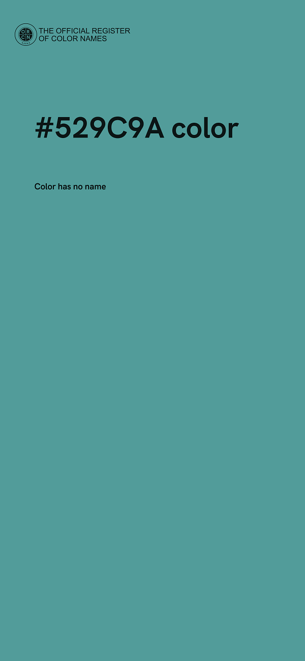 #529C9A color image
