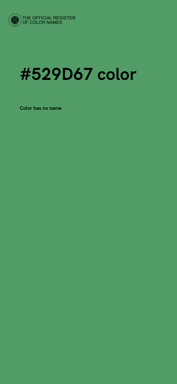 #529D67 color image