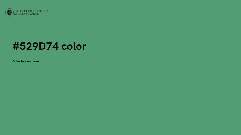 #529D74 color image