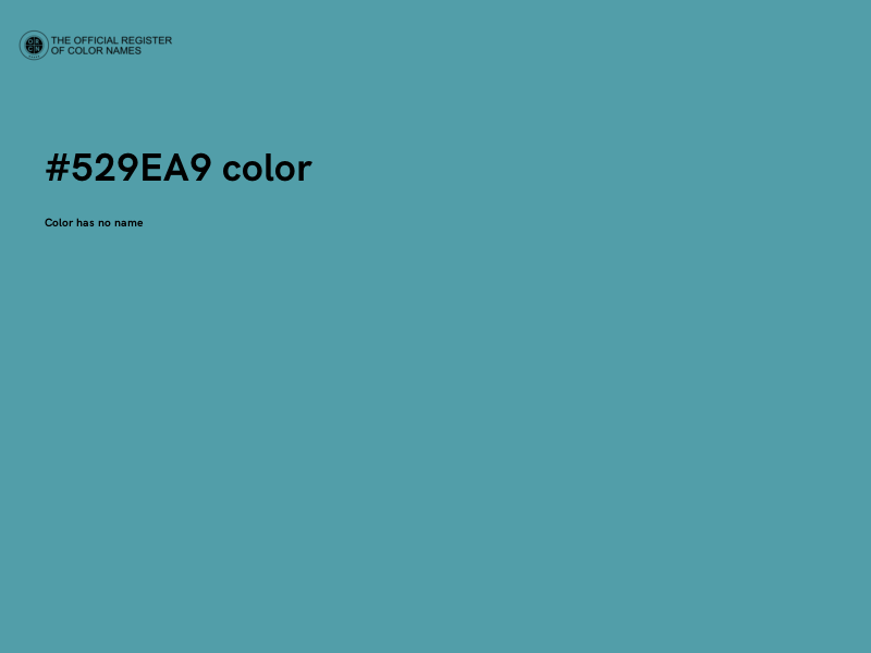 #529EA9 color image