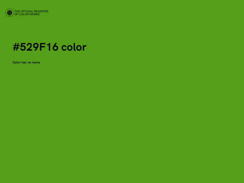 #529F16 color image
