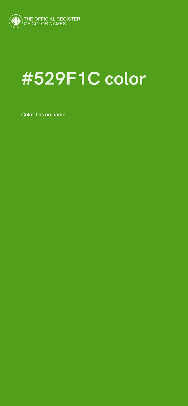#529F1C color image