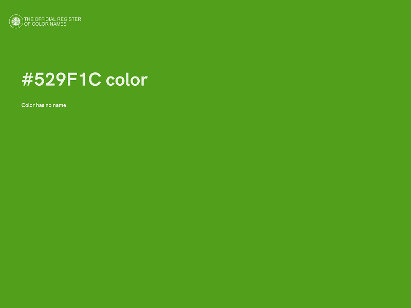 #529F1C color image