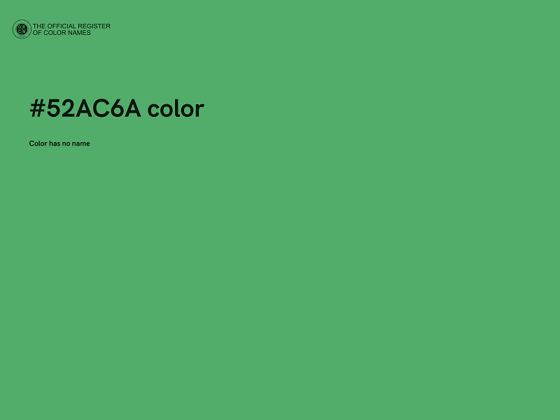 #52AC6A color image