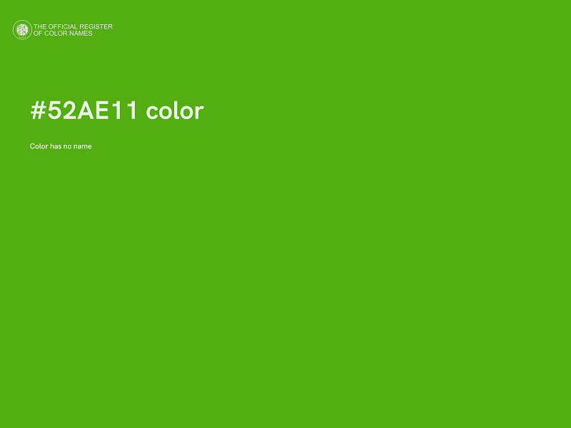 #52AE11 color image