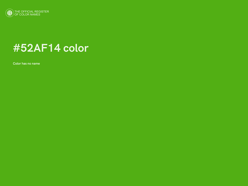 #52AF14 color image