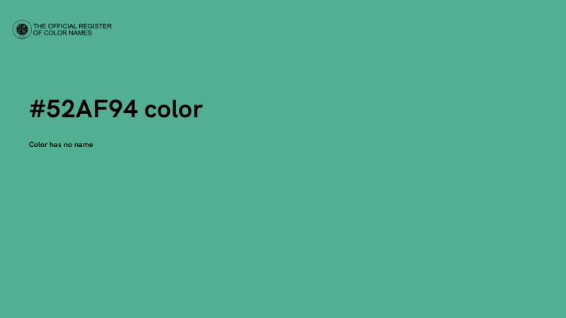 #52AF94 color image