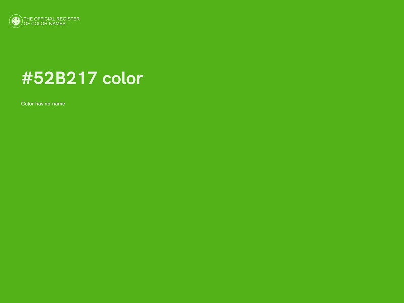 #52B217 color image