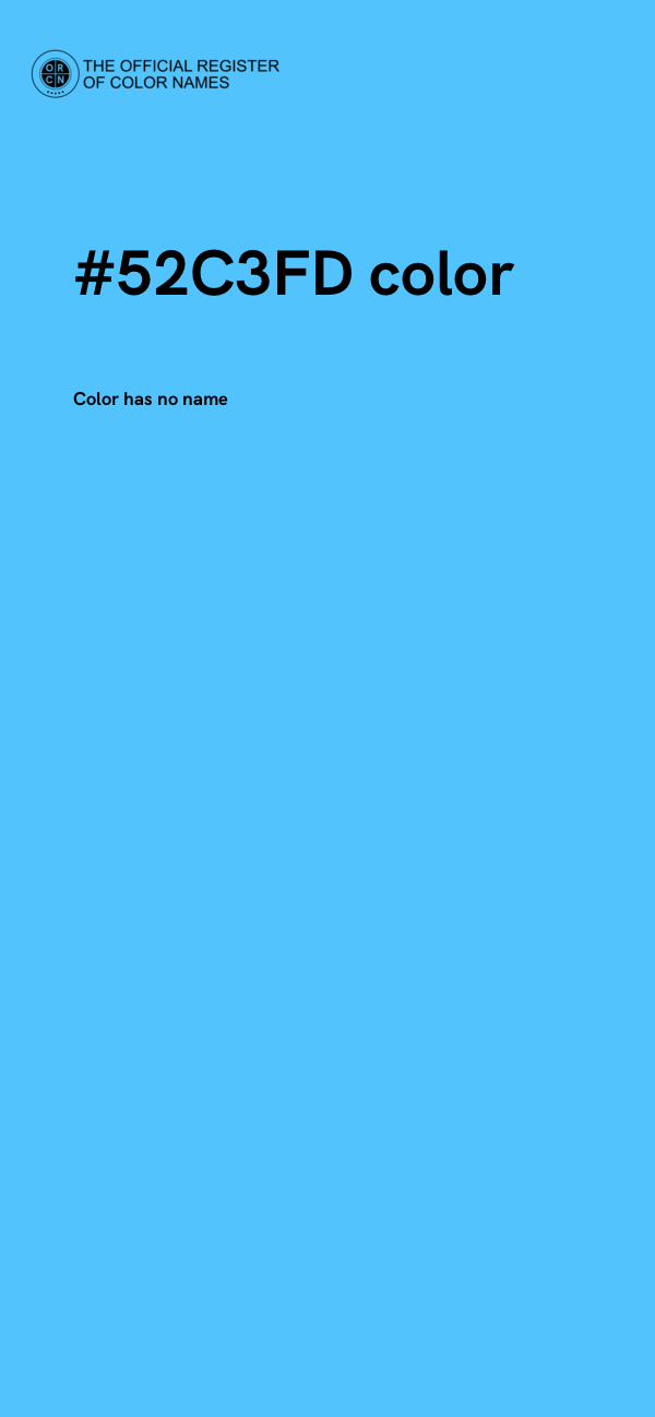 #52C3FD color image
