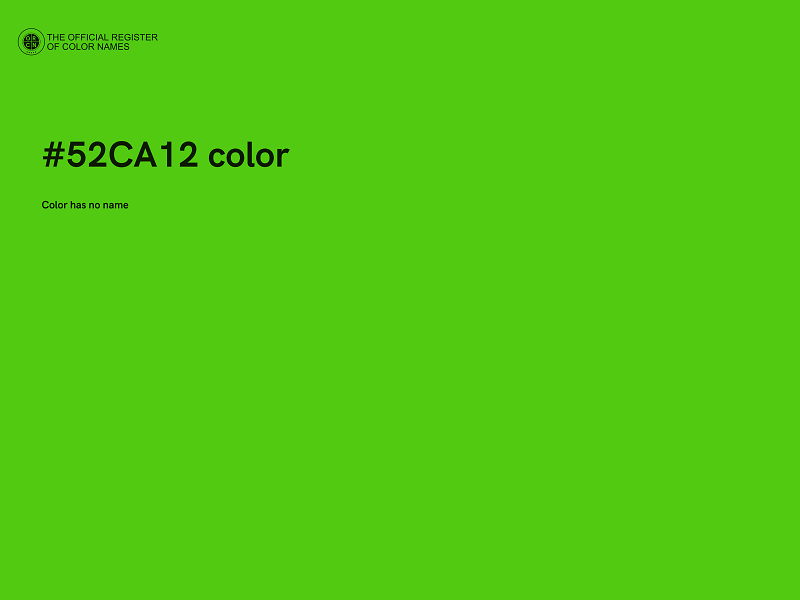 #52CA12 color image