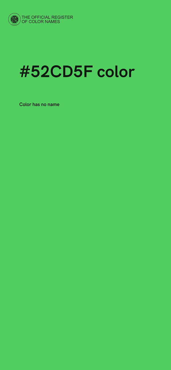 #52CD5F color image