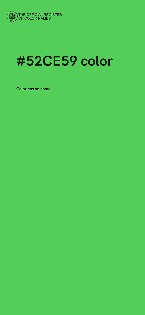 #52CE59 color image
