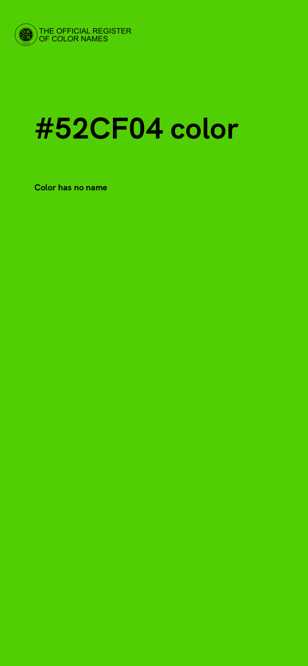 #52CF04 color image