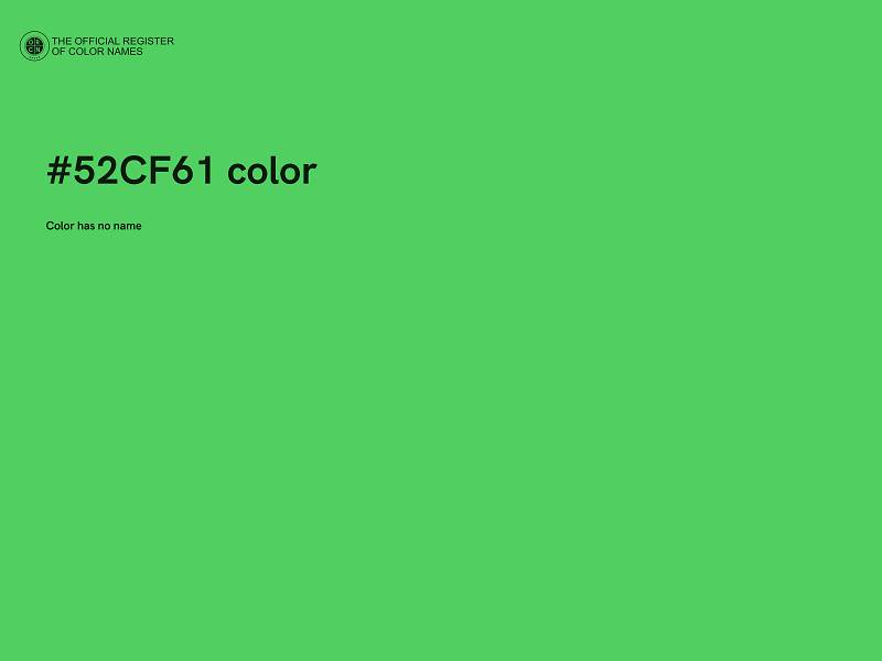#52CF61 color image