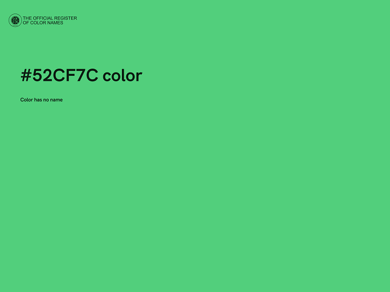 #52CF7C color image