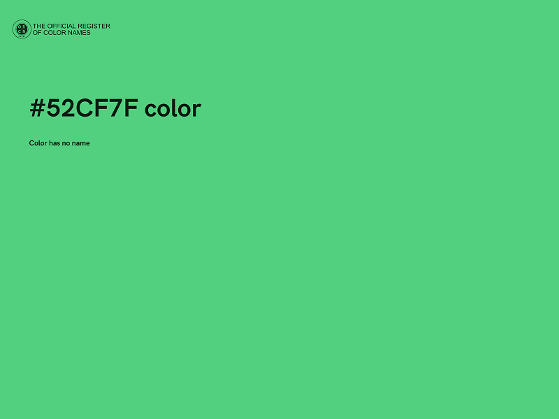 #52CF7F color image