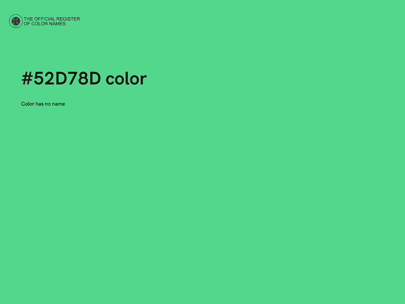 #52D78D color image