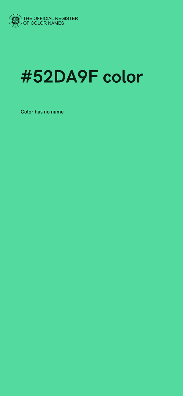#52DA9F color image