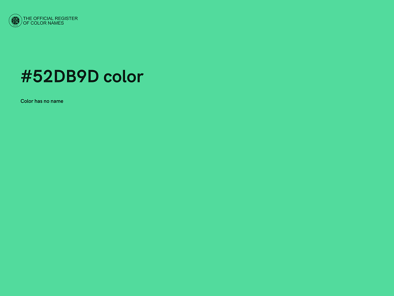 #52DB9D color image