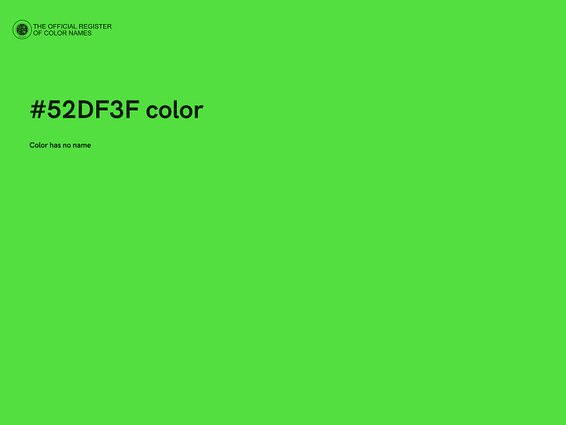 #52DF3F color image