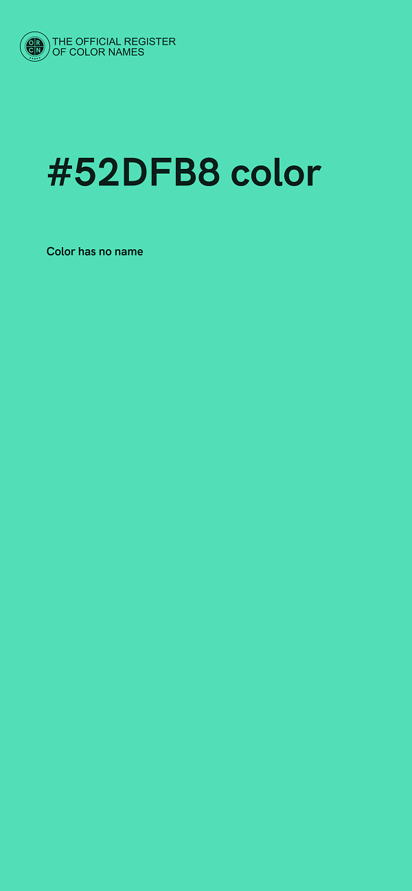 #52DFB8 color image