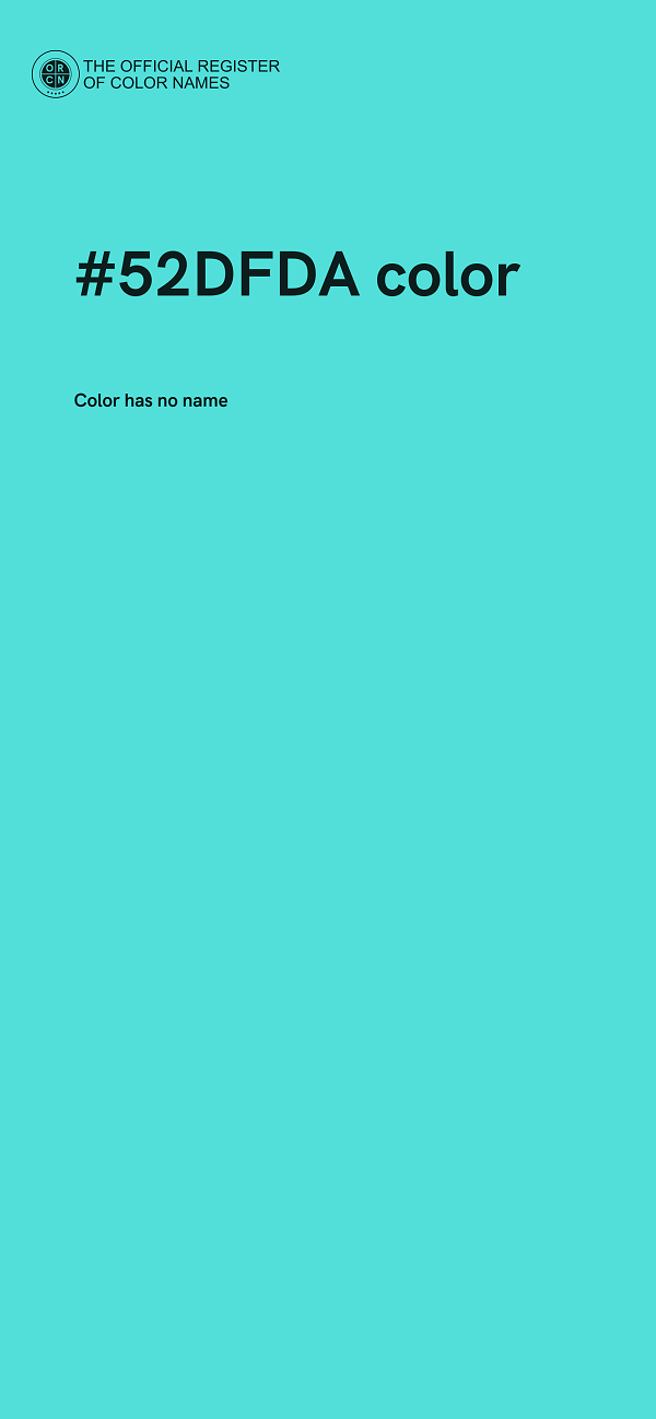 #52DFDA color image