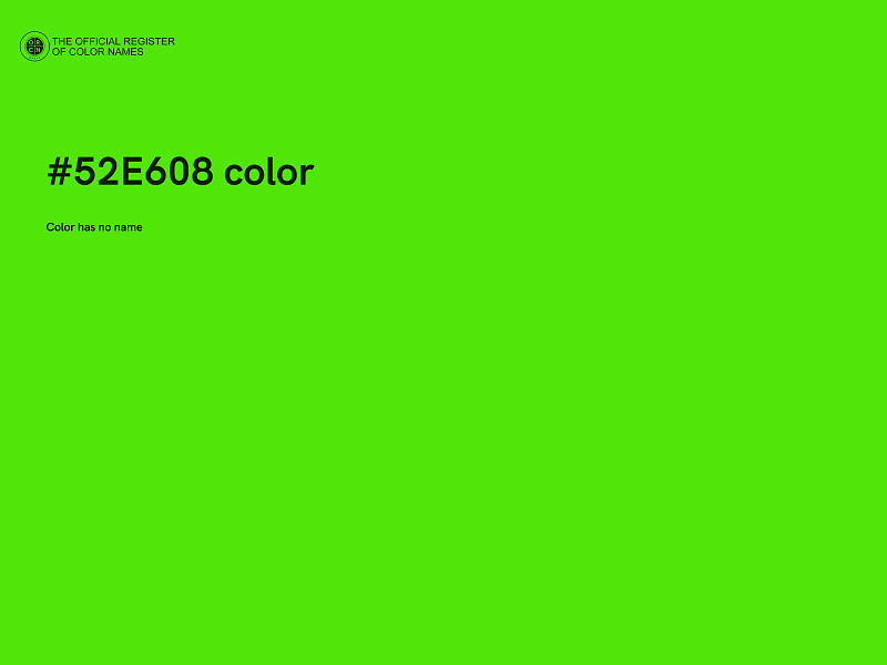 #52E608 color image