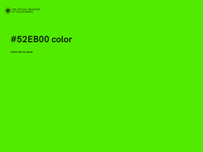 #52EB00 color image