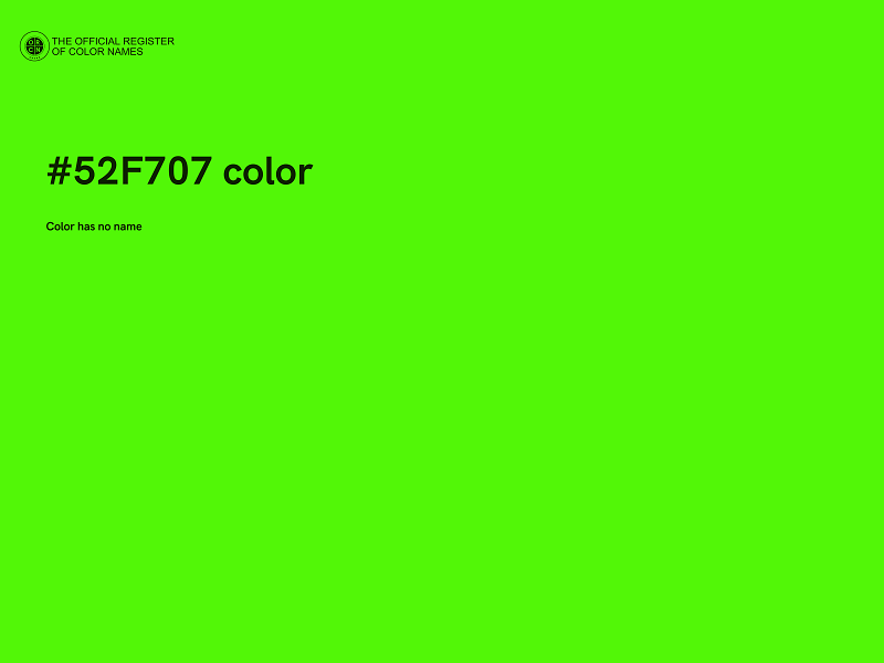 #52F707 color image