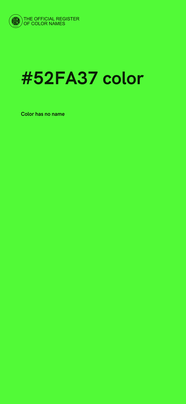 #52FA37 color image